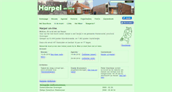 Desktop Screenshot of harpel.nl