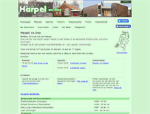 Tablet Screenshot of harpel.nl